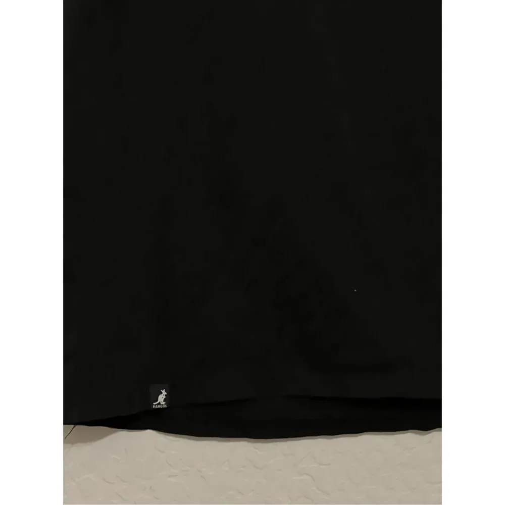 Kangol Shirt Men's Large Black Short Sleeve - Picture 2 of 2